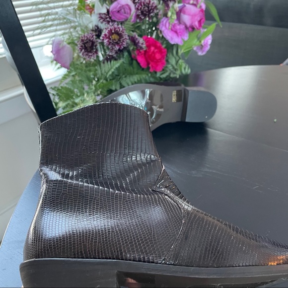 Free People dark brown leather ankle boot NWOT - Picture 5 of 7